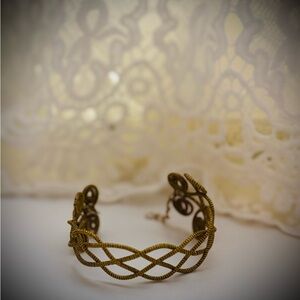 Elegant Gold Wire plated handmade Bracelet